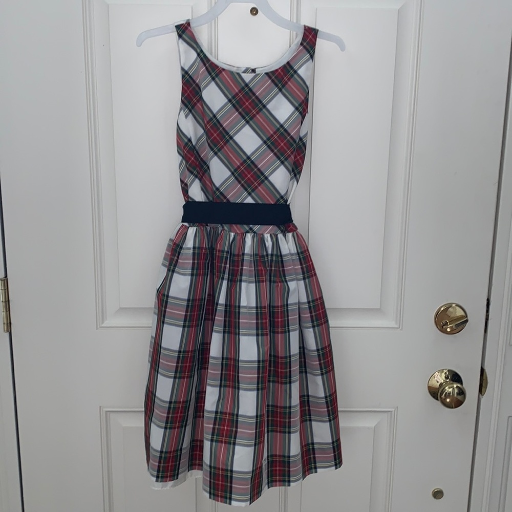 Polo by Ralph Lauren Plaid Kids Dress - Red, Green, Blue